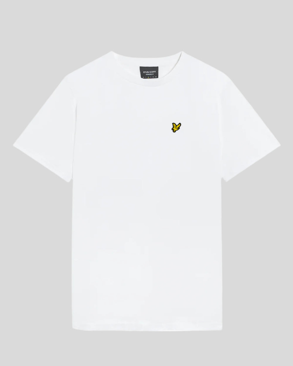 Lyle & Scott Mens Oversized Cotton Crew Neck T-Shirt | White