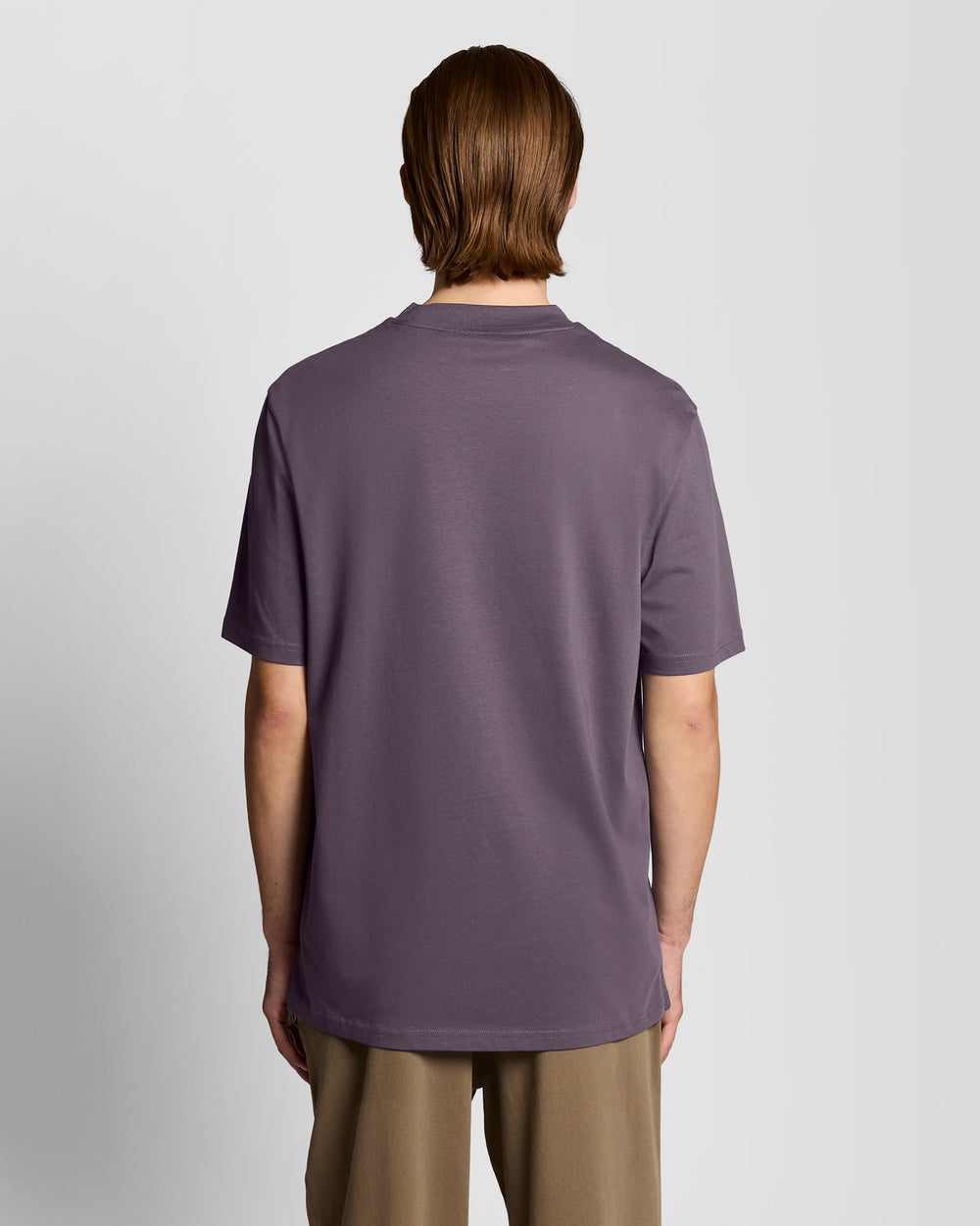 Lyle & Scott Mens Oversized Cotton Crew Neck T-Shirt | Graystone