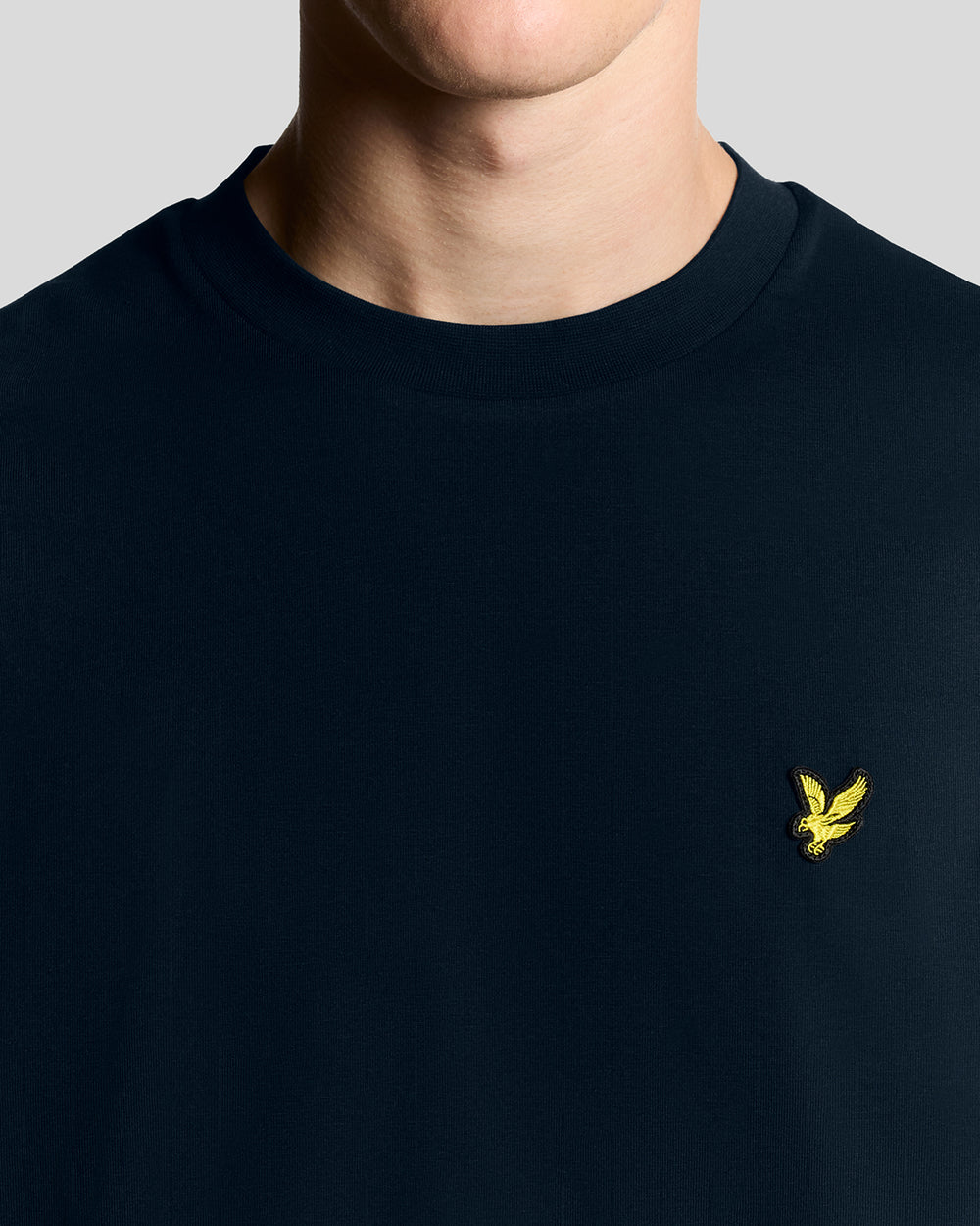 Lyle & Scott Mens Oversized Cotton Crew Neck T-Shirt | Dark Navy