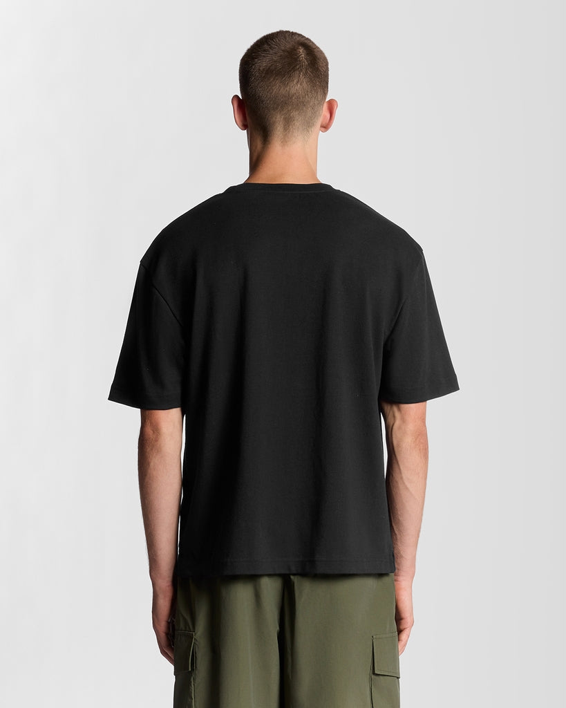 Lyle & Scott Mens Ultra Soft Cotton Blend T-Shirt | Black
