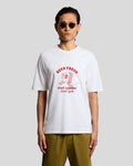 Lyle & Scott Mens Keep Fresh Chest Graphic T-Shirt | White