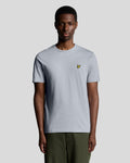 Lyle & Scott Mens Cotton Crew Neck T-Shirt | Light Grey Marl