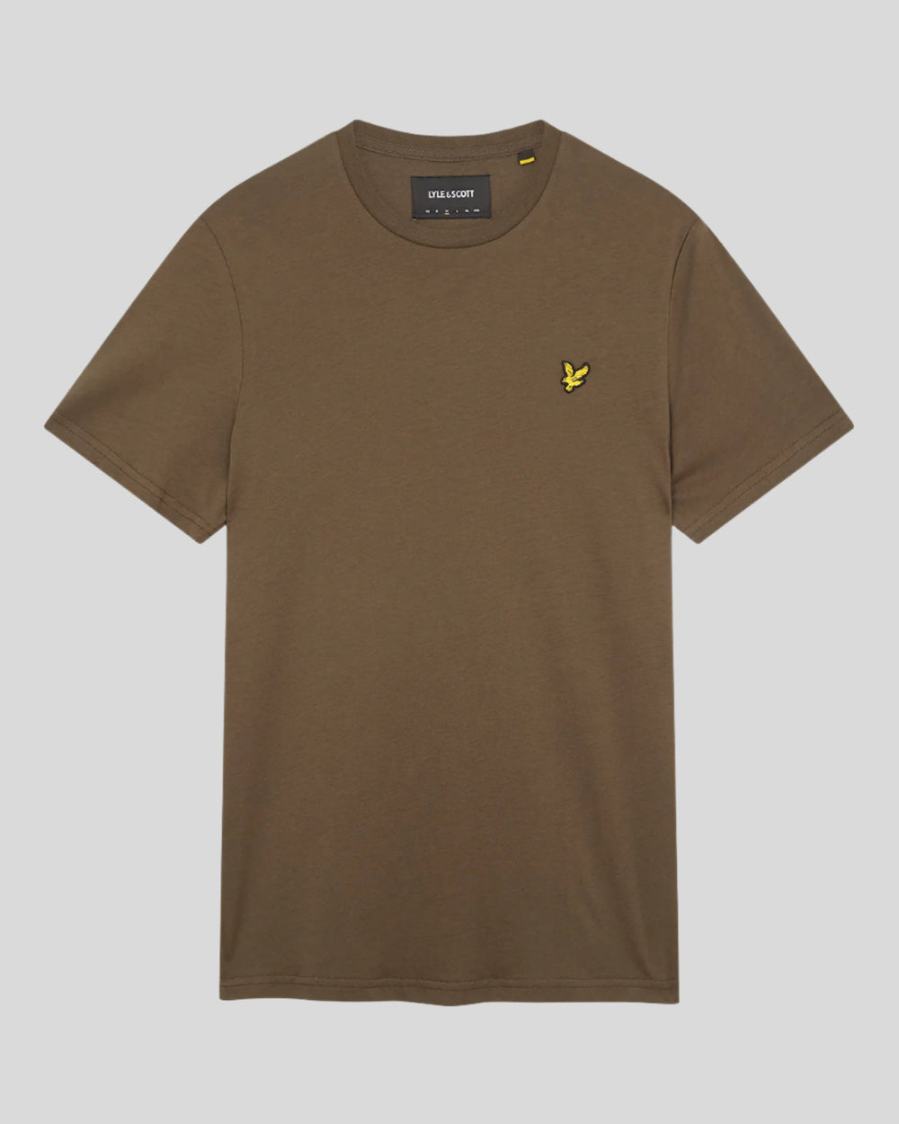 Lyle & Scott Mens Cotton Crew Neck T-Shirt | Olive