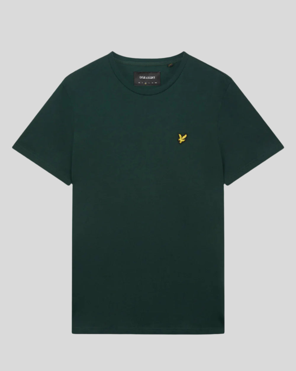 Lyle & Scott Mens Cotton Crew Neck T-Shirt | Dark Green
