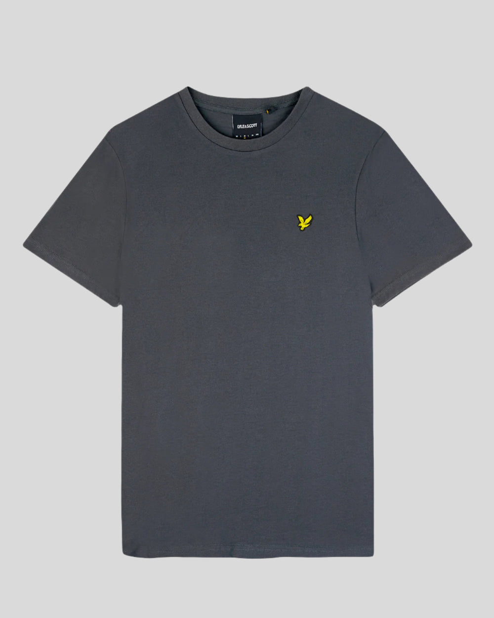 Lyle & Scott Mens Cotton Crew Neck T-Shirt | Gunmetal