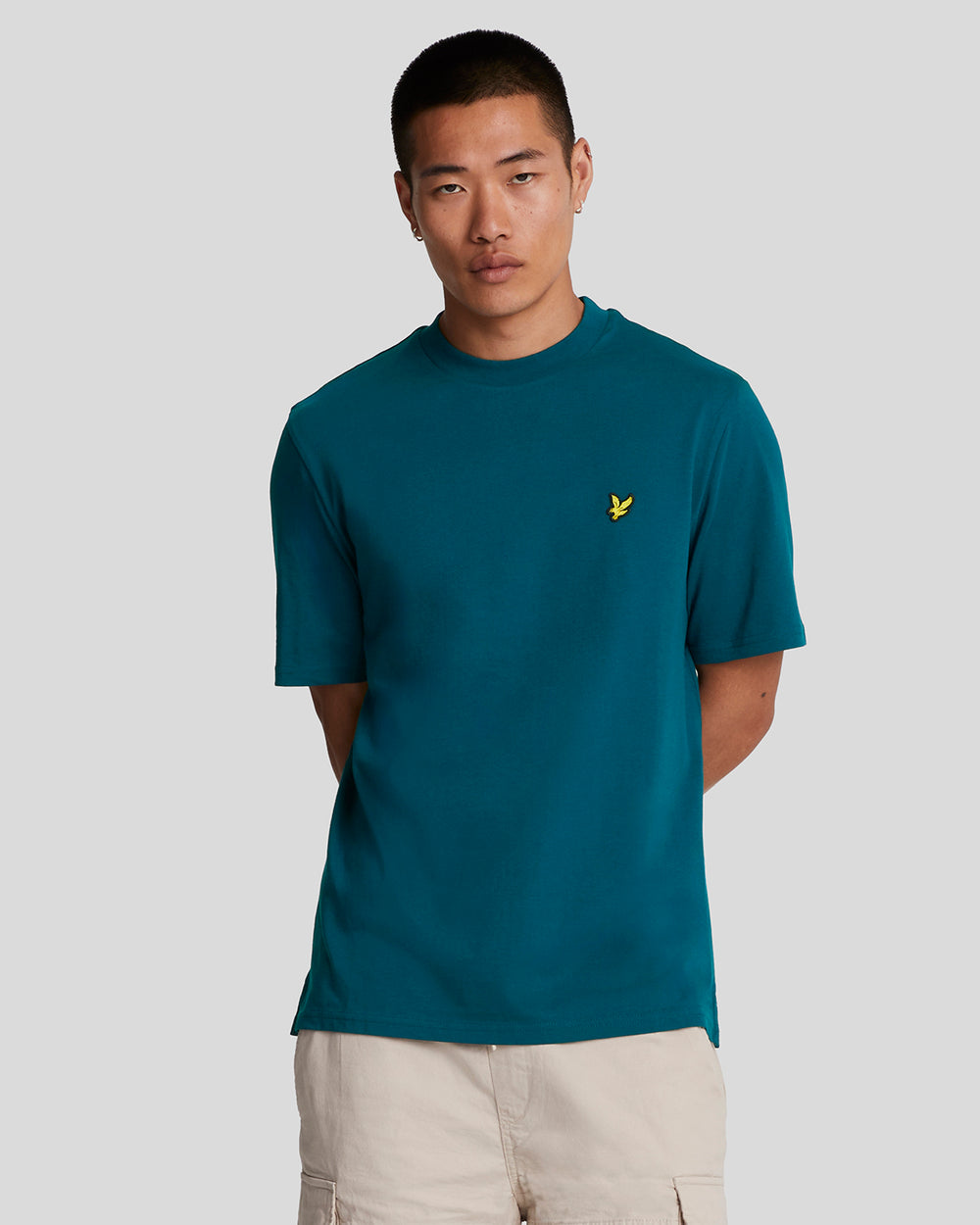 Lyle & Scott Mens Cotton Crew Neck T-Shirt | Apres Navy