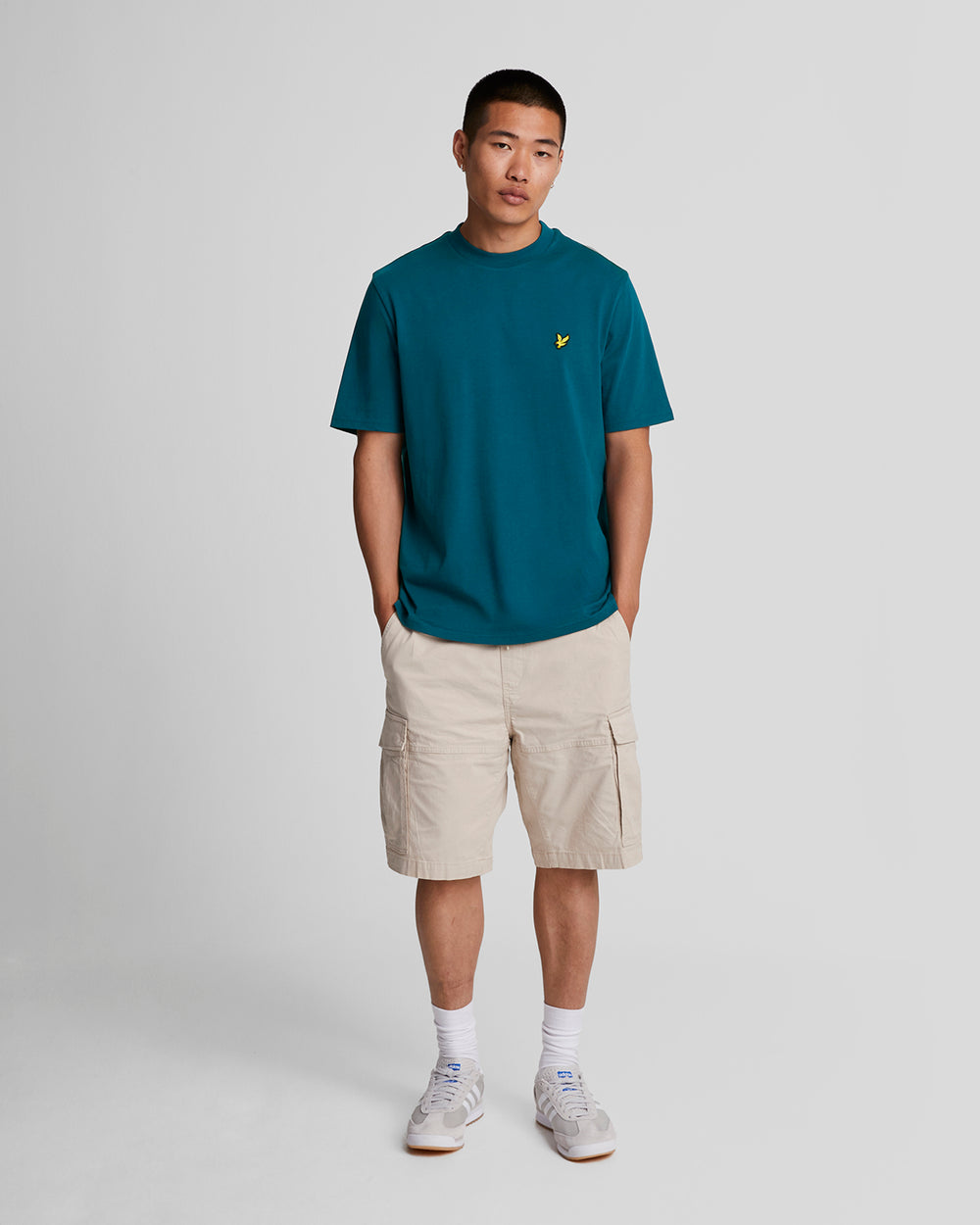 Lyle & Scott Mens Cotton Crew Neck T-Shirt | Apres Navy