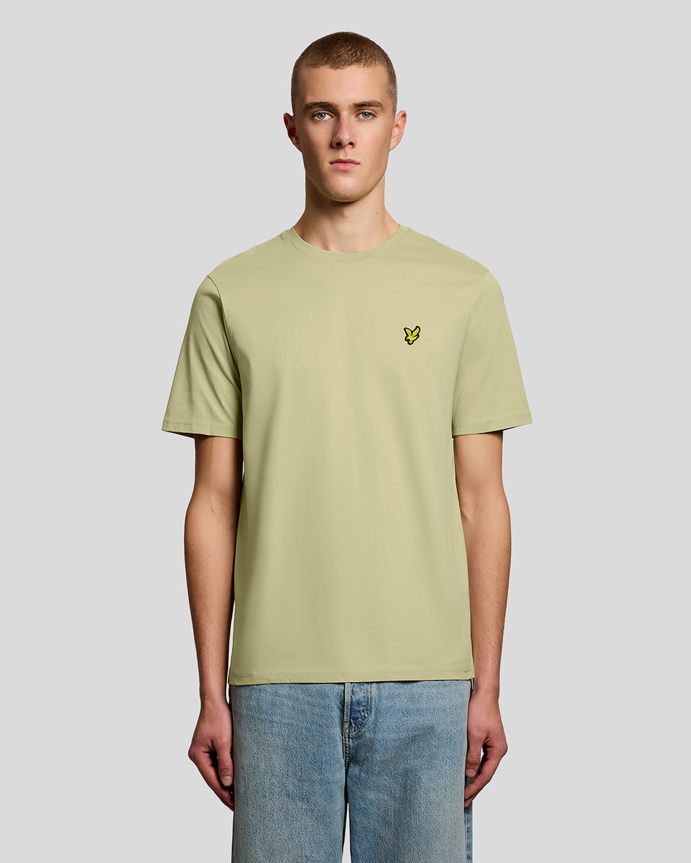 Lyle & Scott Mens Cotton Crew Neck T-Shirt | Herb Green