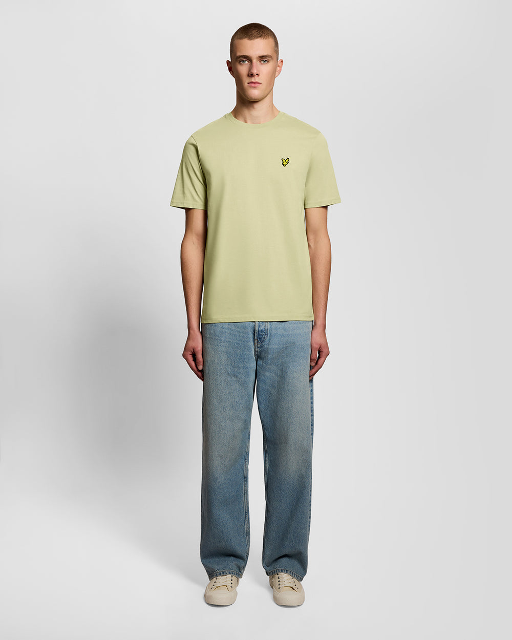 Lyle & Scott Mens Cotton Crew Neck T-Shirt | Herb Green