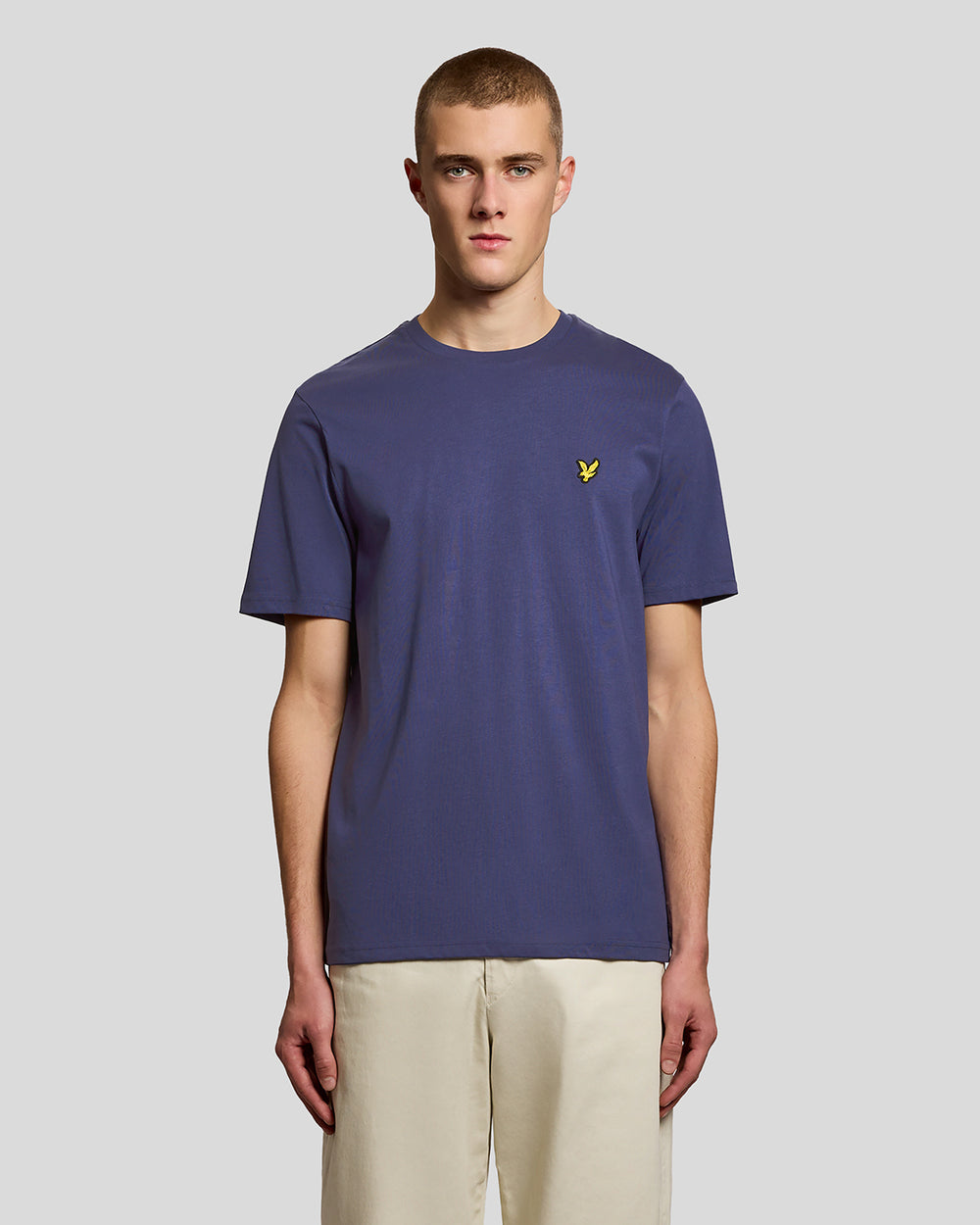 Lyle & Scott Mens Cotton Crew Neck T-Shirt | Rich Navy