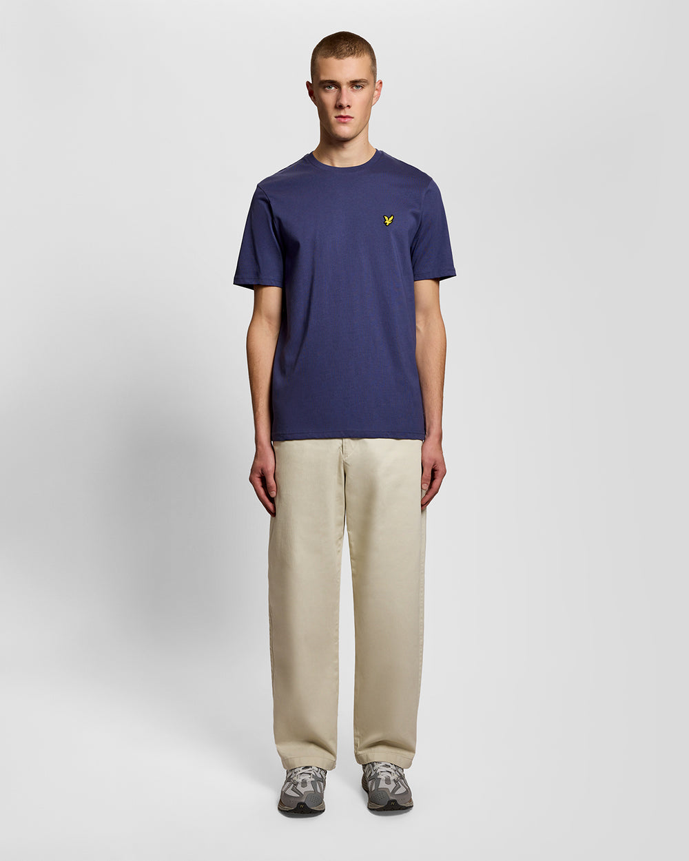 Lyle & Scott Mens Cotton Crew Neck T-Shirt | Rich Navy