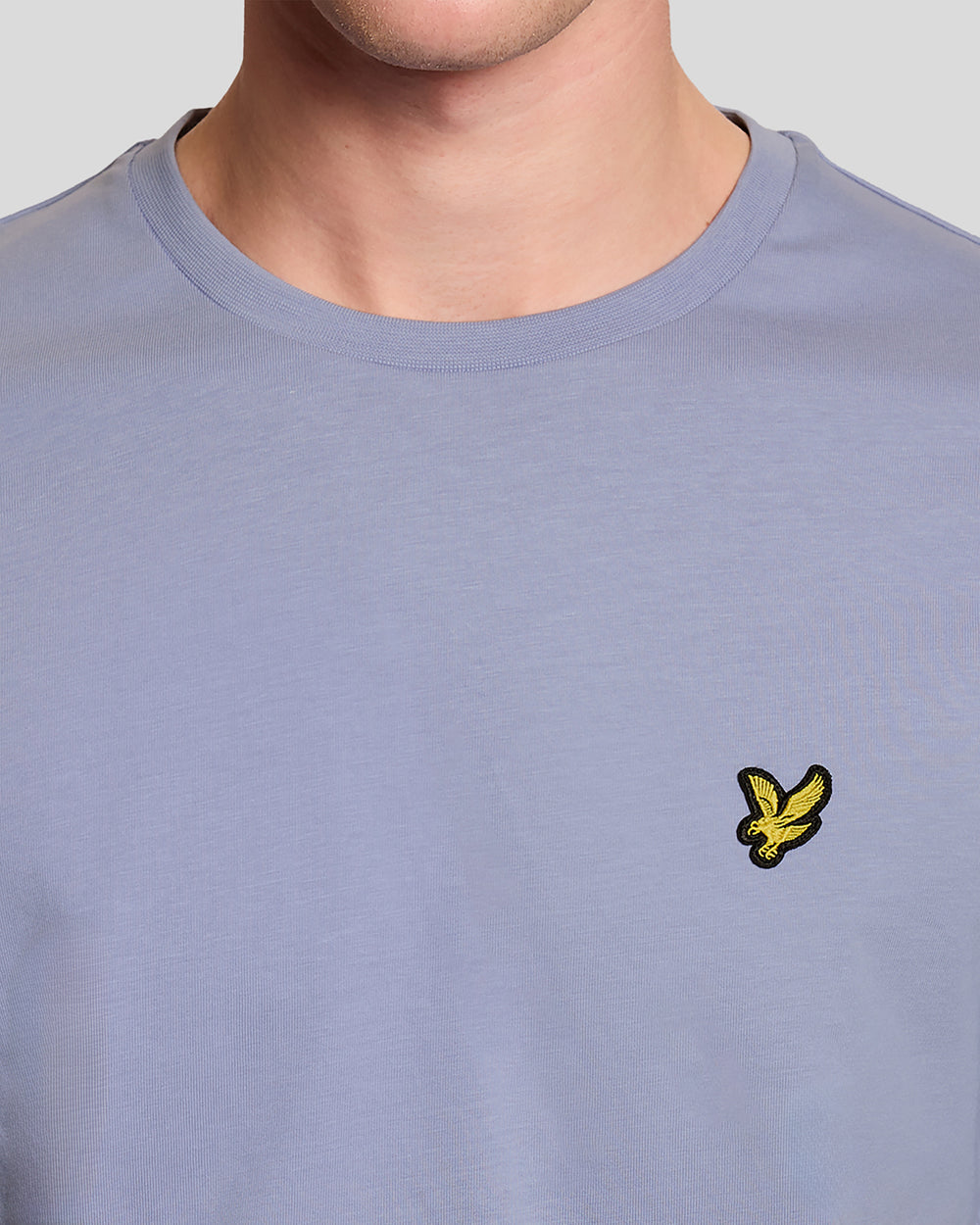 Lyle & Scott Mens Cotton Crew Neck T-Shirt | Bubble Blue