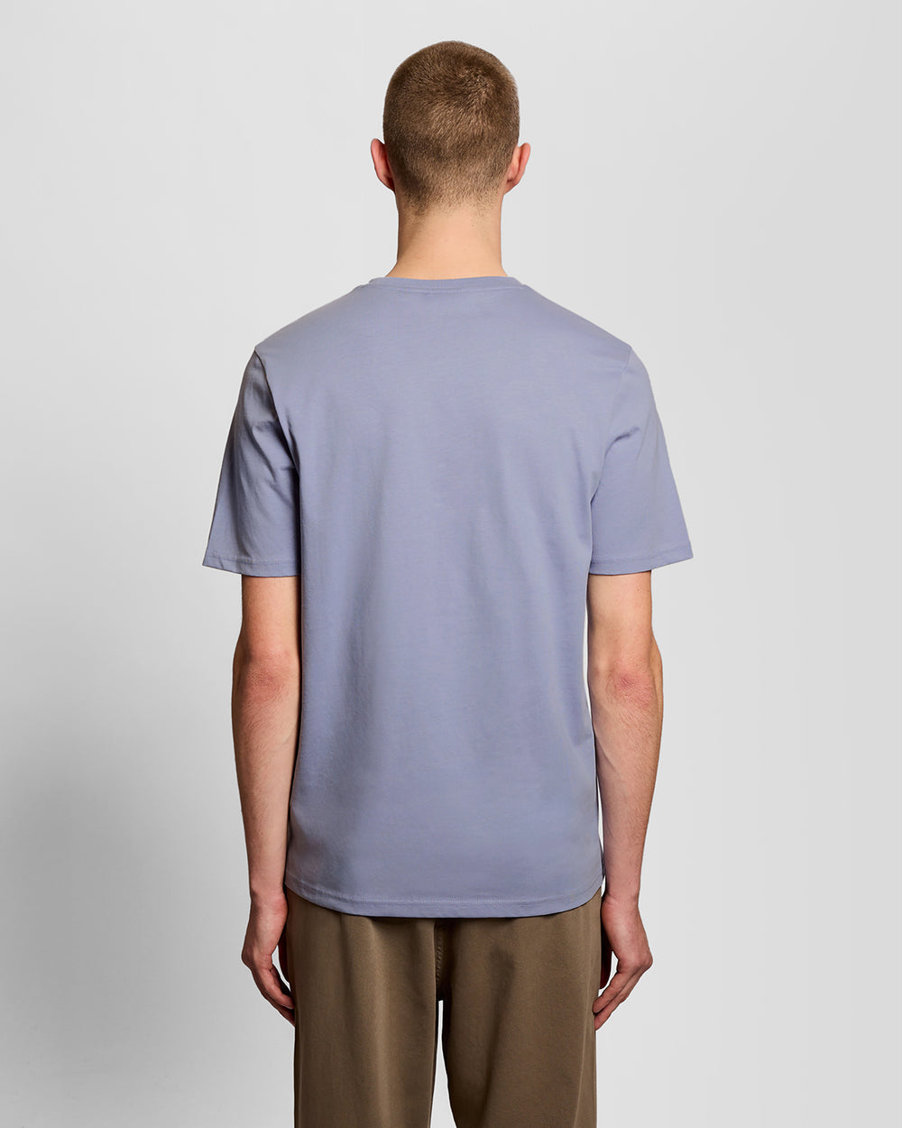 Lyle & Scott Mens Cotton Crew Neck T-Shirt | Bubble Blue