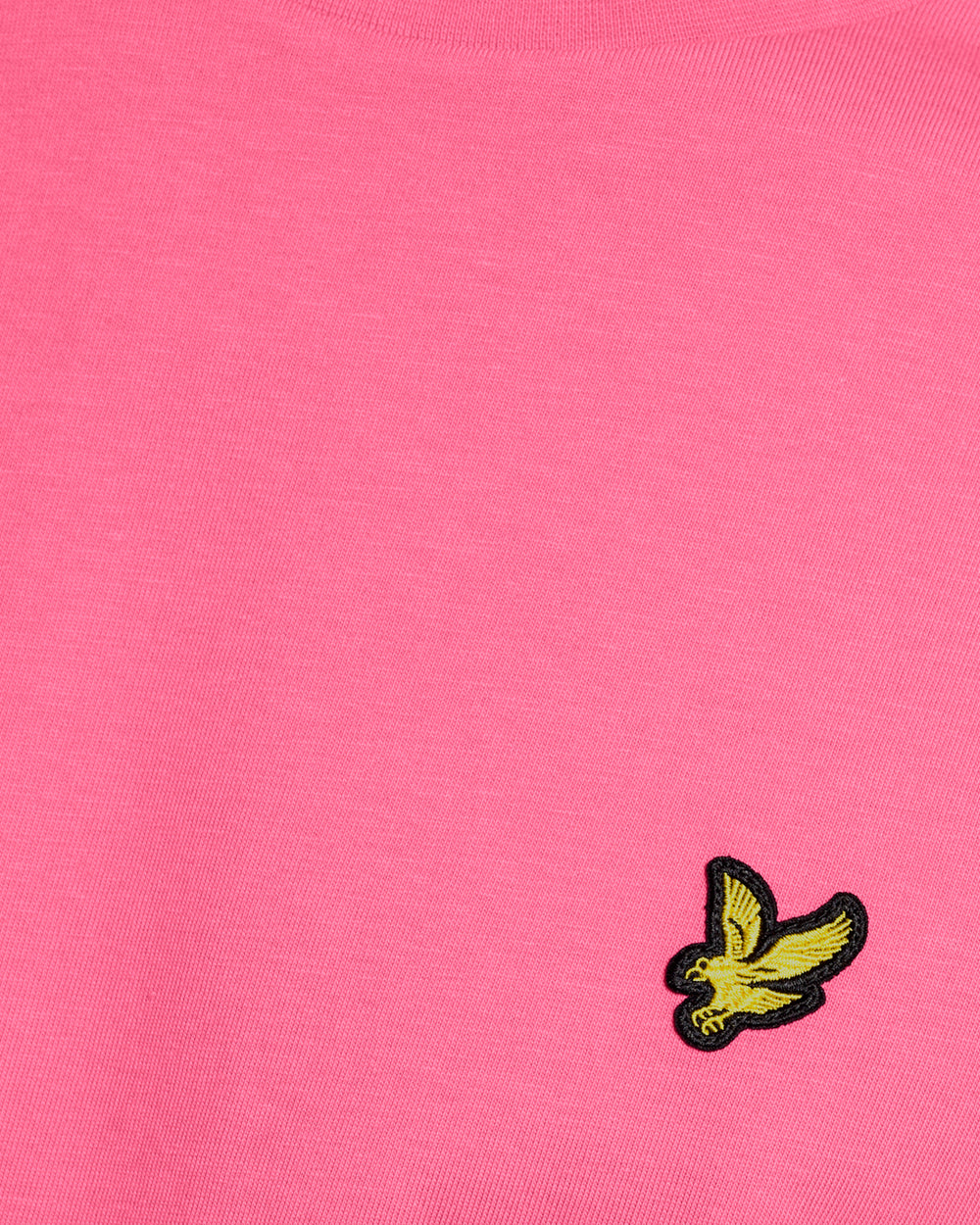 Lyle & Scott Mens Cotton Crew Neck T-Shirt | Hot Pink
