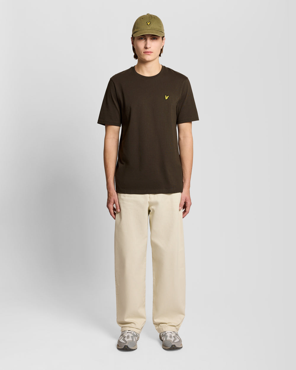 Lyle & Scott Mens Cotton Crew Neck T-Shirt | Ebony