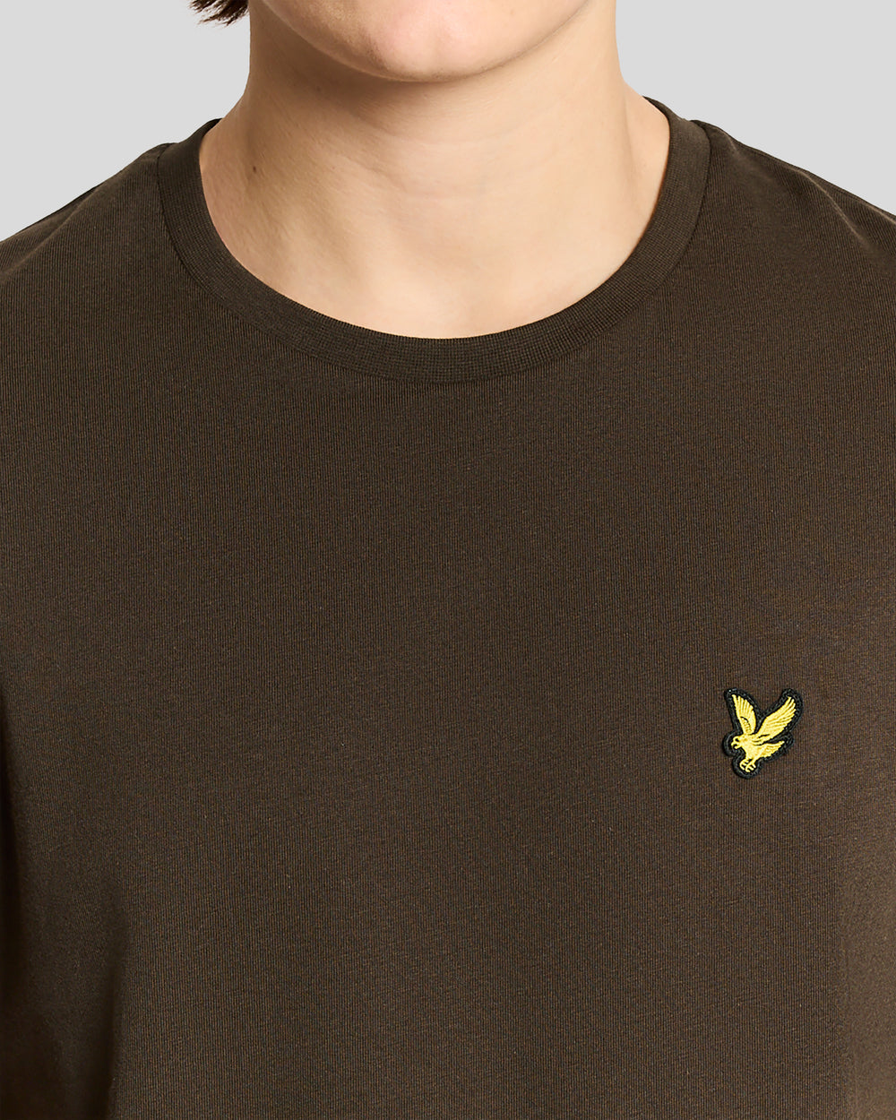 Lyle & Scott Mens Cotton Crew Neck T-Shirt | Ebony
