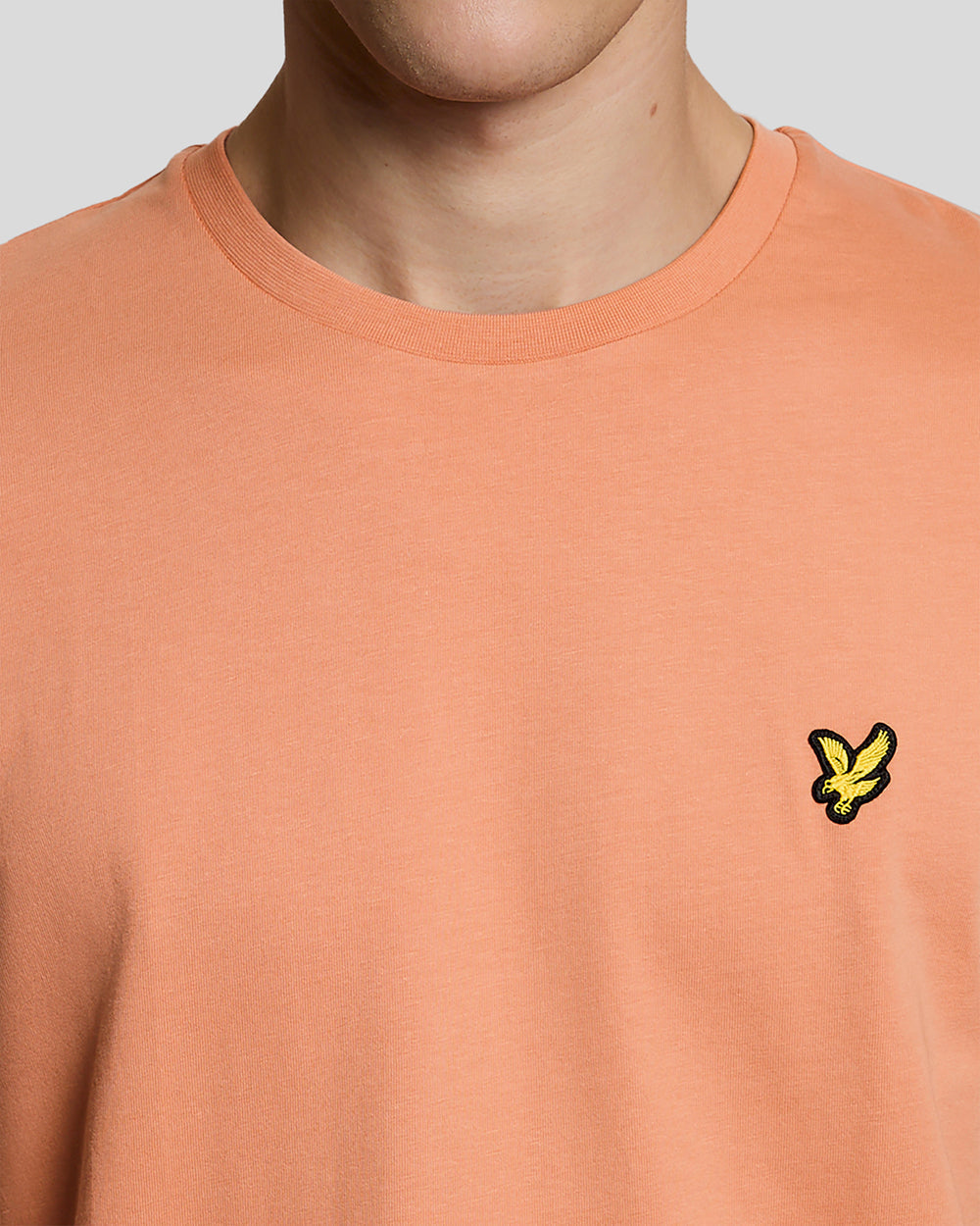 Lyle & Scott Mens Cotton Crew Neck T-Shirt | Terracotta Pot