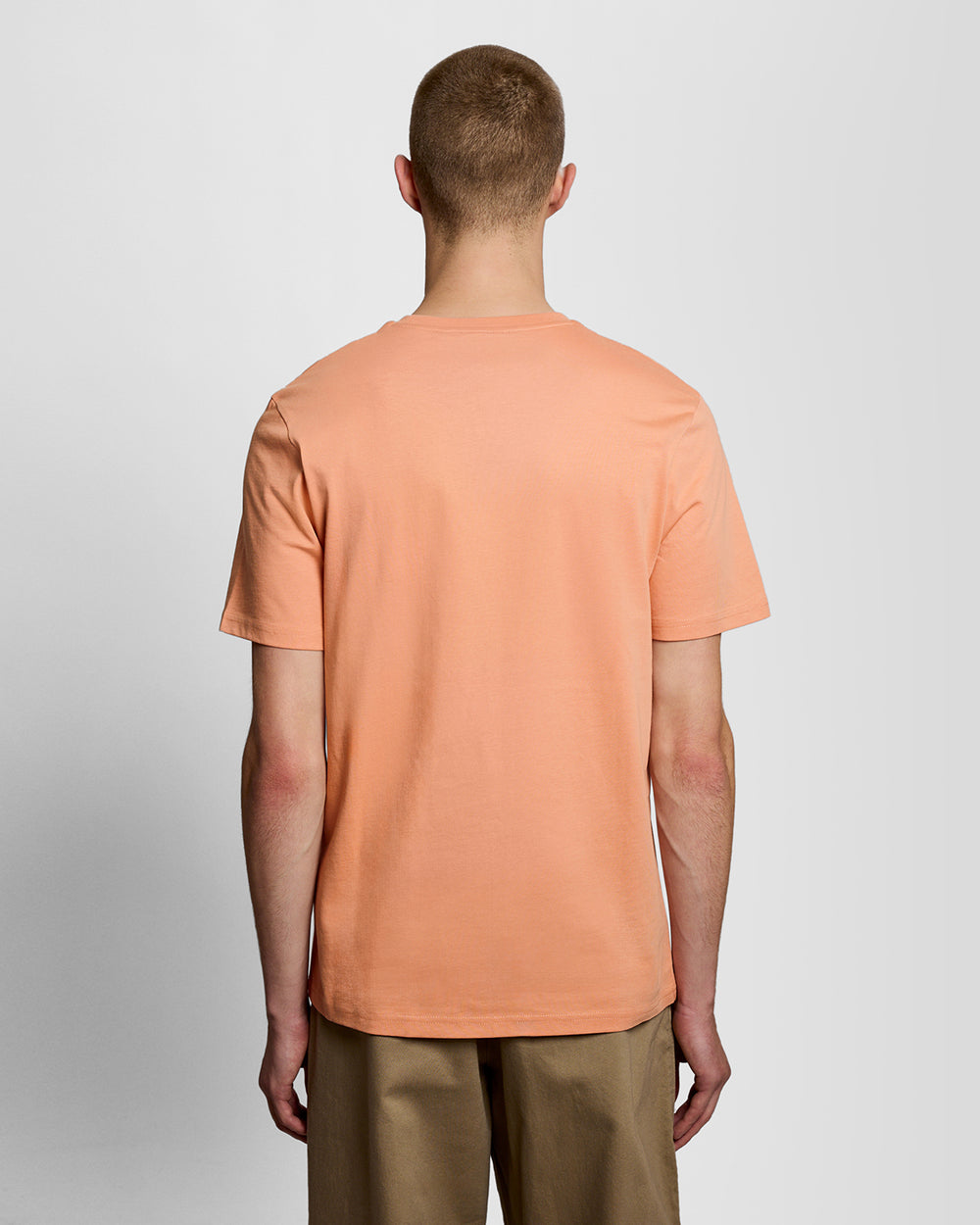 Lyle & Scott Mens Cotton Crew Neck T-Shirt | Terracotta Pot
