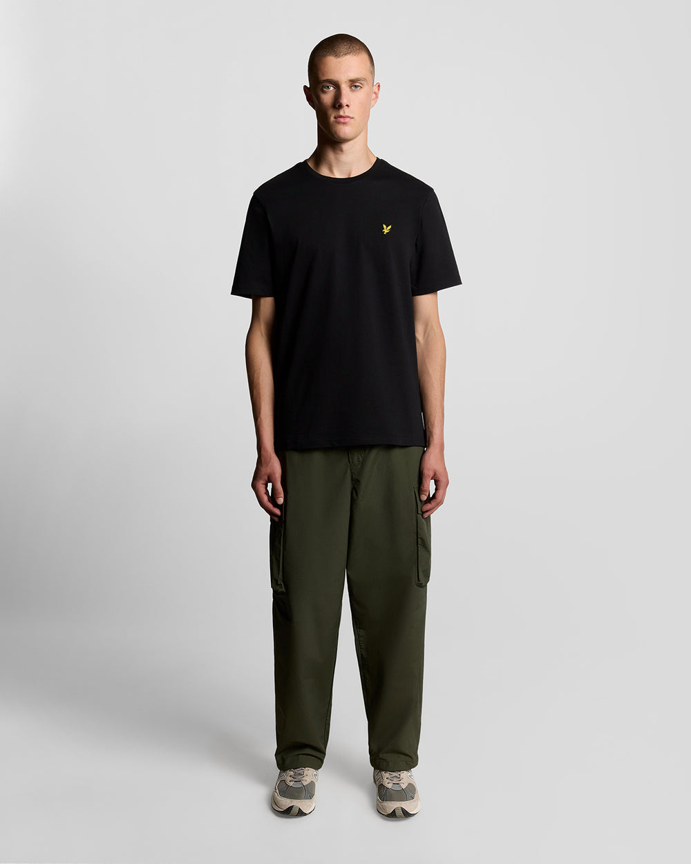 Lyle & Scott Mens Cotton Crew Neck T-Shirt | Jet Black