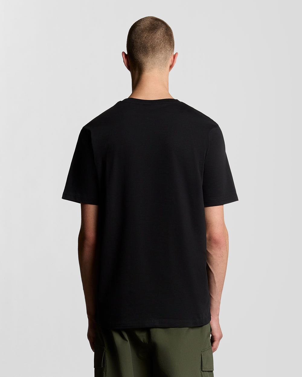 Lyle & Scott Mens Cotton Crew Neck T-Shirt | Jet Black