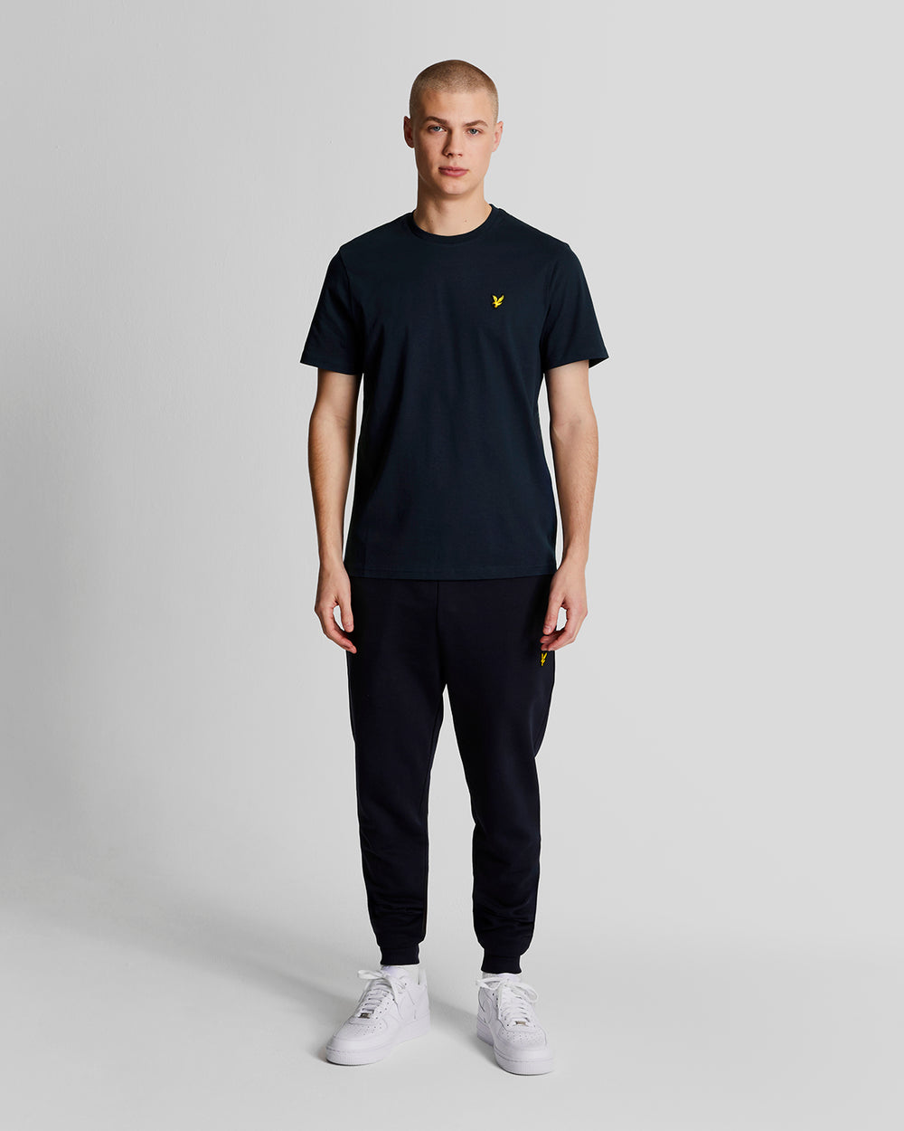 Lyle & Scott Mens Cotton Crew Neck T-Shirt | Navy