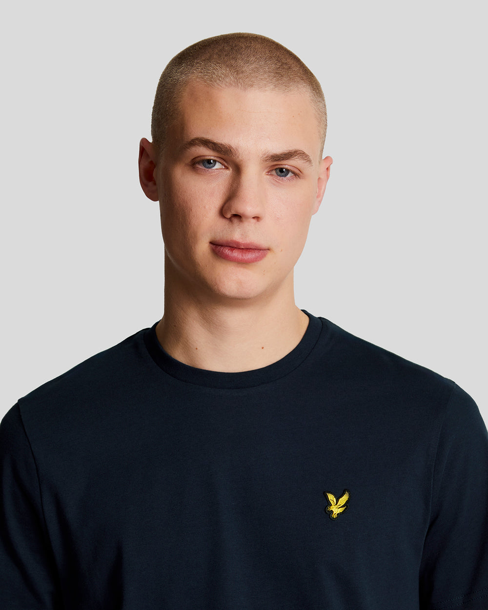 Lyle & Scott Mens Cotton Crew Neck T-Shirt | Navy