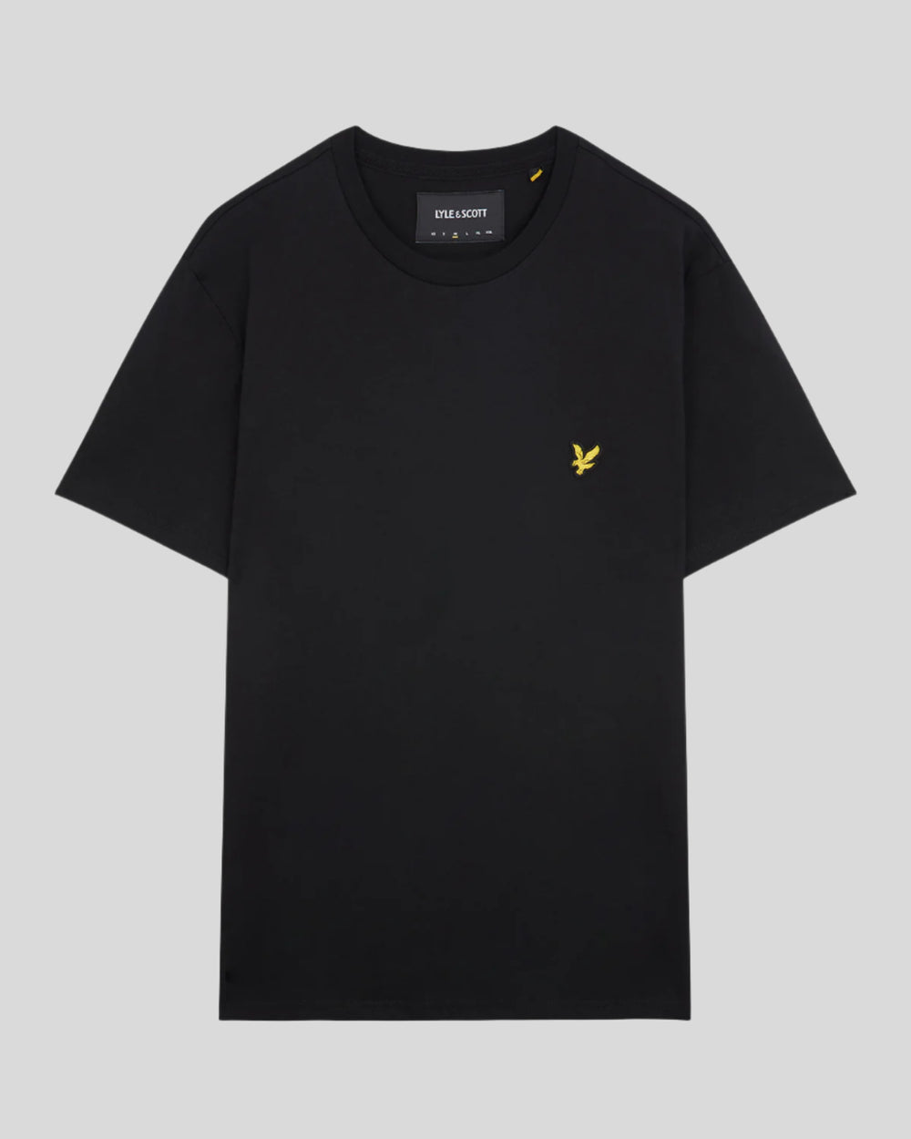 Lyle & Scott Mens Cotton Crew Neck T-Shirt | Jet Black