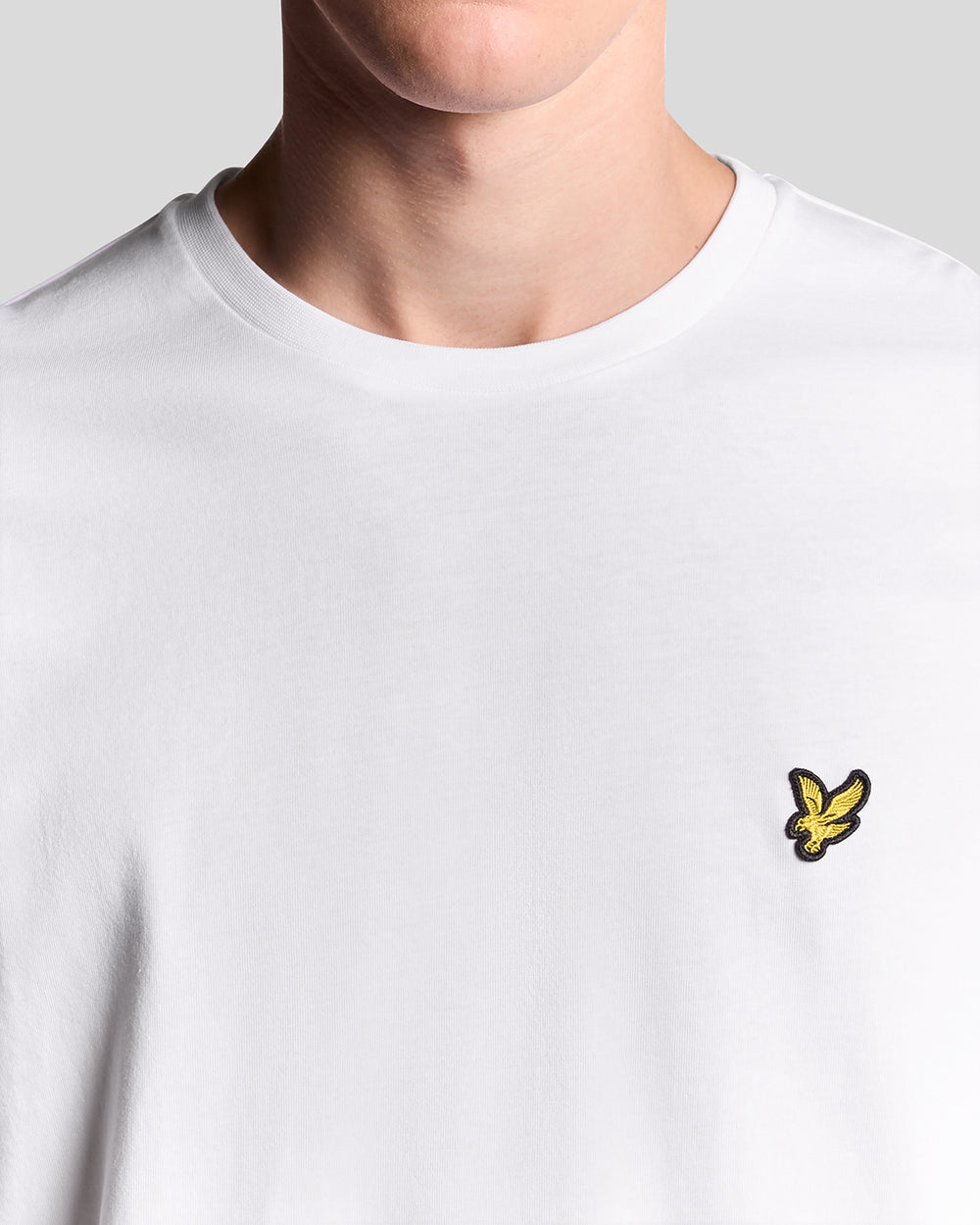 Lyle & Scott Mens Long Sleeve Cotton T-Shirt | White