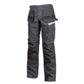 U-Power Gordon Elasticated Waist Canvas Stretch Work Trouser Asphalt Grey 36" Waist 33" Leg - EU 52