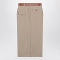 Jupe With Beige Wool Skirt