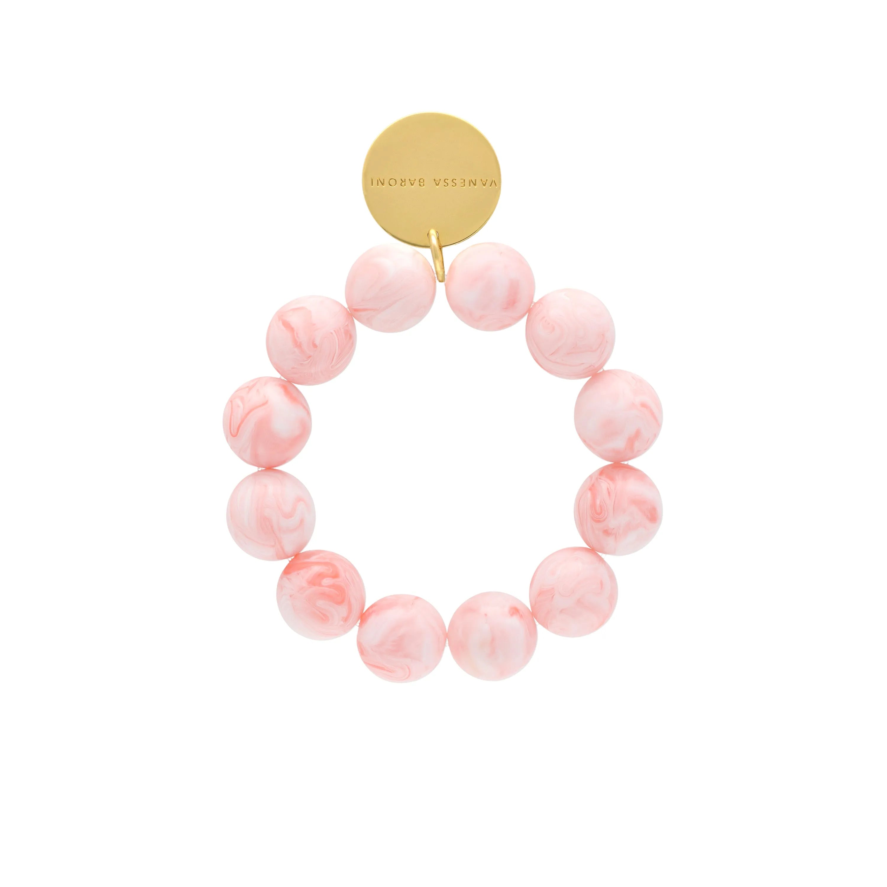 Vanessa Baroni Beads Flex Bracelet in Bubble Gum Twist