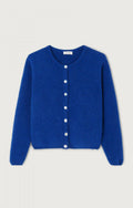 American Vintage Vitow Knit Cardi in Royal Blue