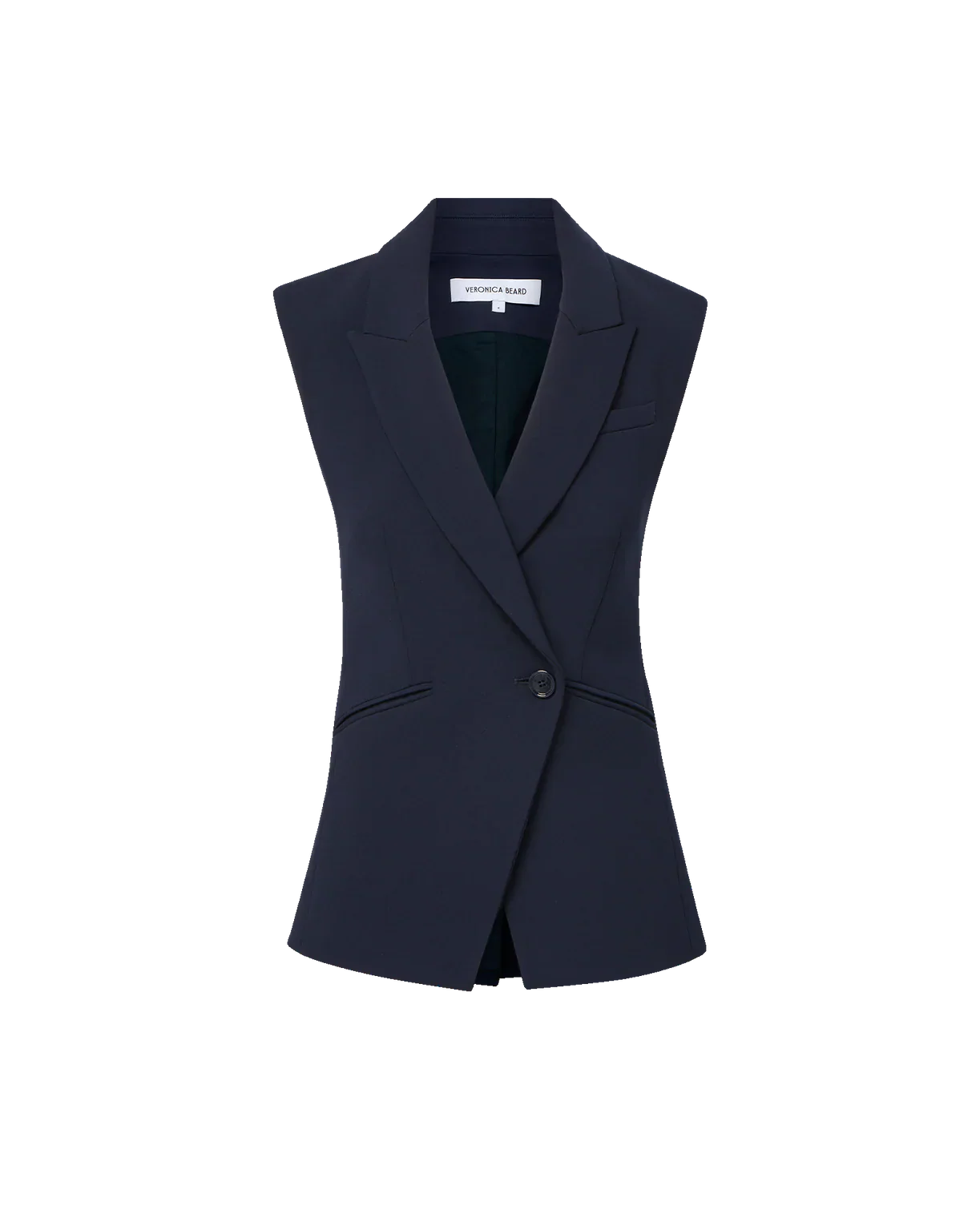 Veronica Beard Ciel Vest in Navy