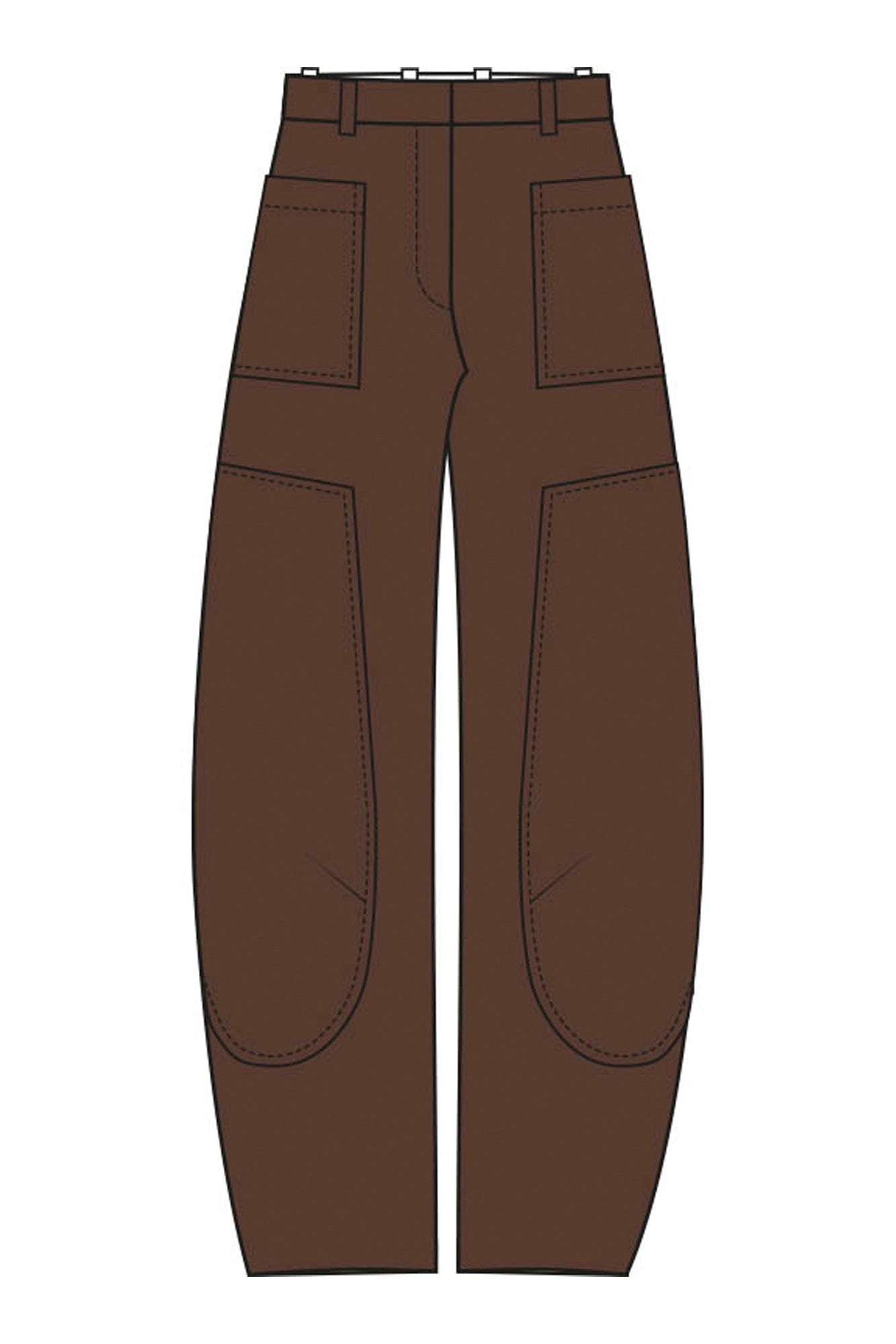 Ganni Seersucker Corduroy Pants