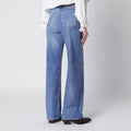 Wata Cut jeans with Aurora Blue digital print