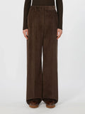 Weekend Max Mara Tania Cord Trousers in Chocolate