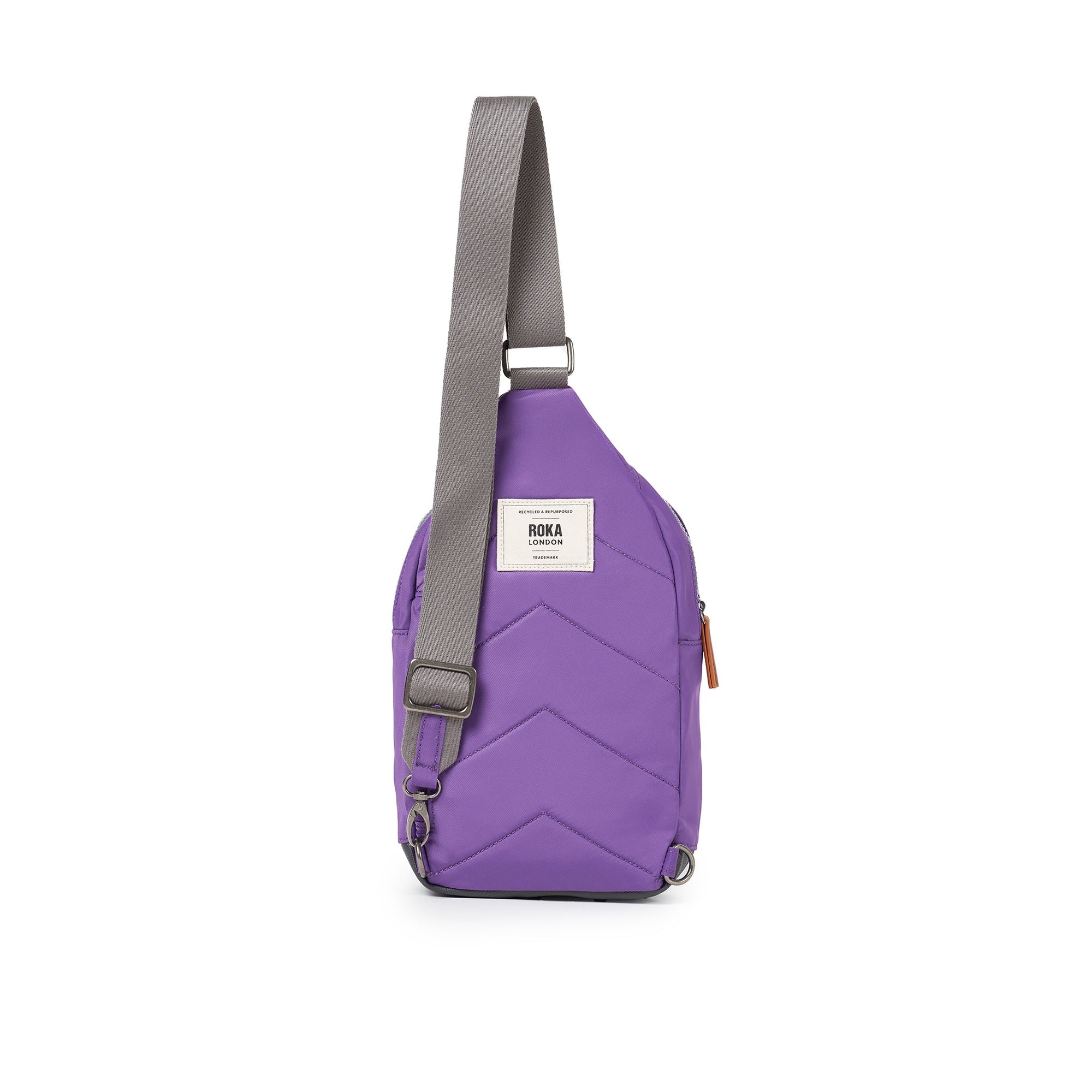 ROKA Willesden B Large Recycled Nylon Bag | Fresh Purple