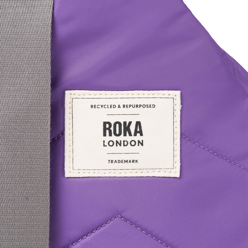ROKA Willesden B Large Recycled Nylon Bag | Fresh Purple