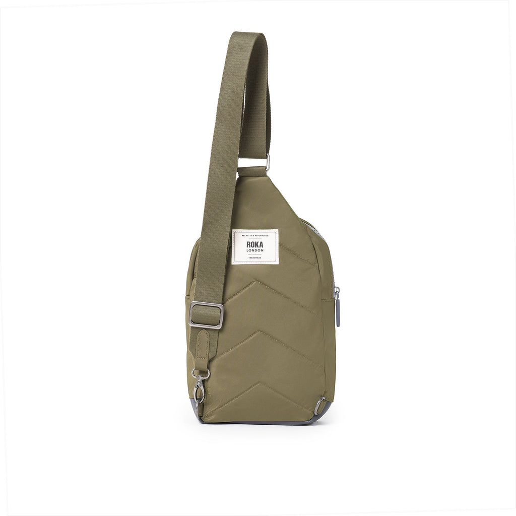 ROKA Willesden B Large Recycled Nylon Bag | Military Tonal