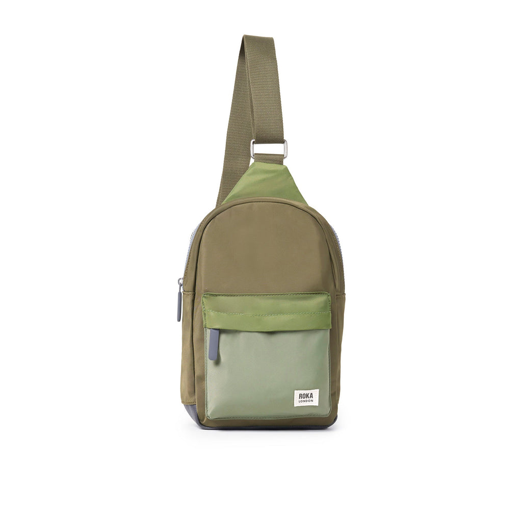 ROKA Willesden B Large Recycled Nylon Bag | Military Tonal