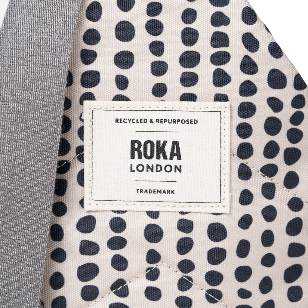 ROKA Willesden B Linear Dot Large Recycled Canvas Bag