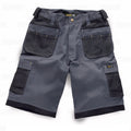 Standsafe WK020 Contrast Holster Pocket Work Shorts Grey 32" Waist