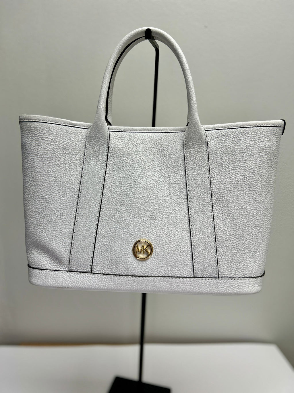 MK Luisa Medium Pebbled Leather Tote Bag