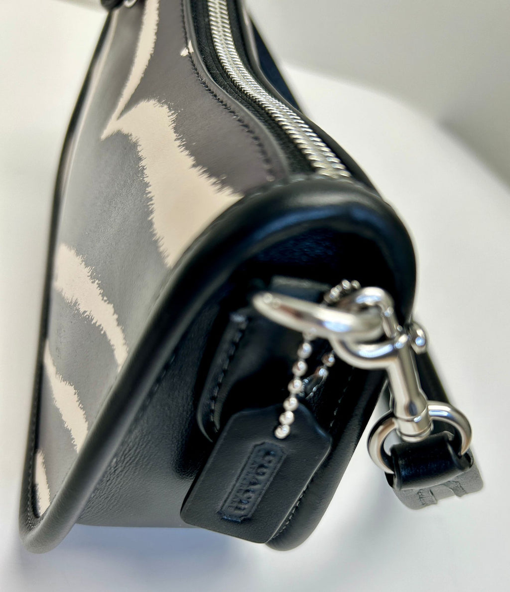 Coach Swinger Bag 20 With Zebra Print