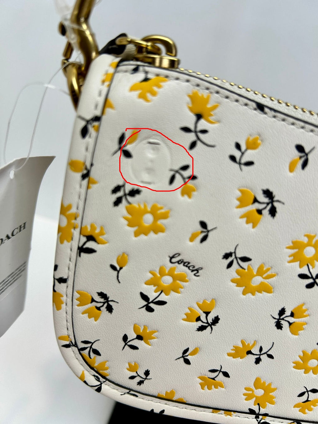 Coach Swinger Bag 20 With Floral Print