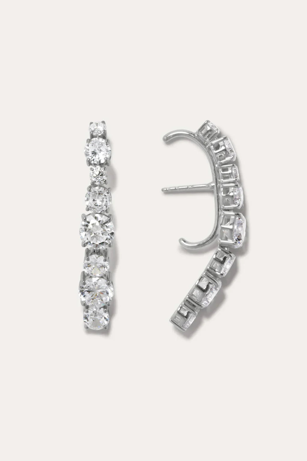 Completed Works Zirconia Ear Climbers