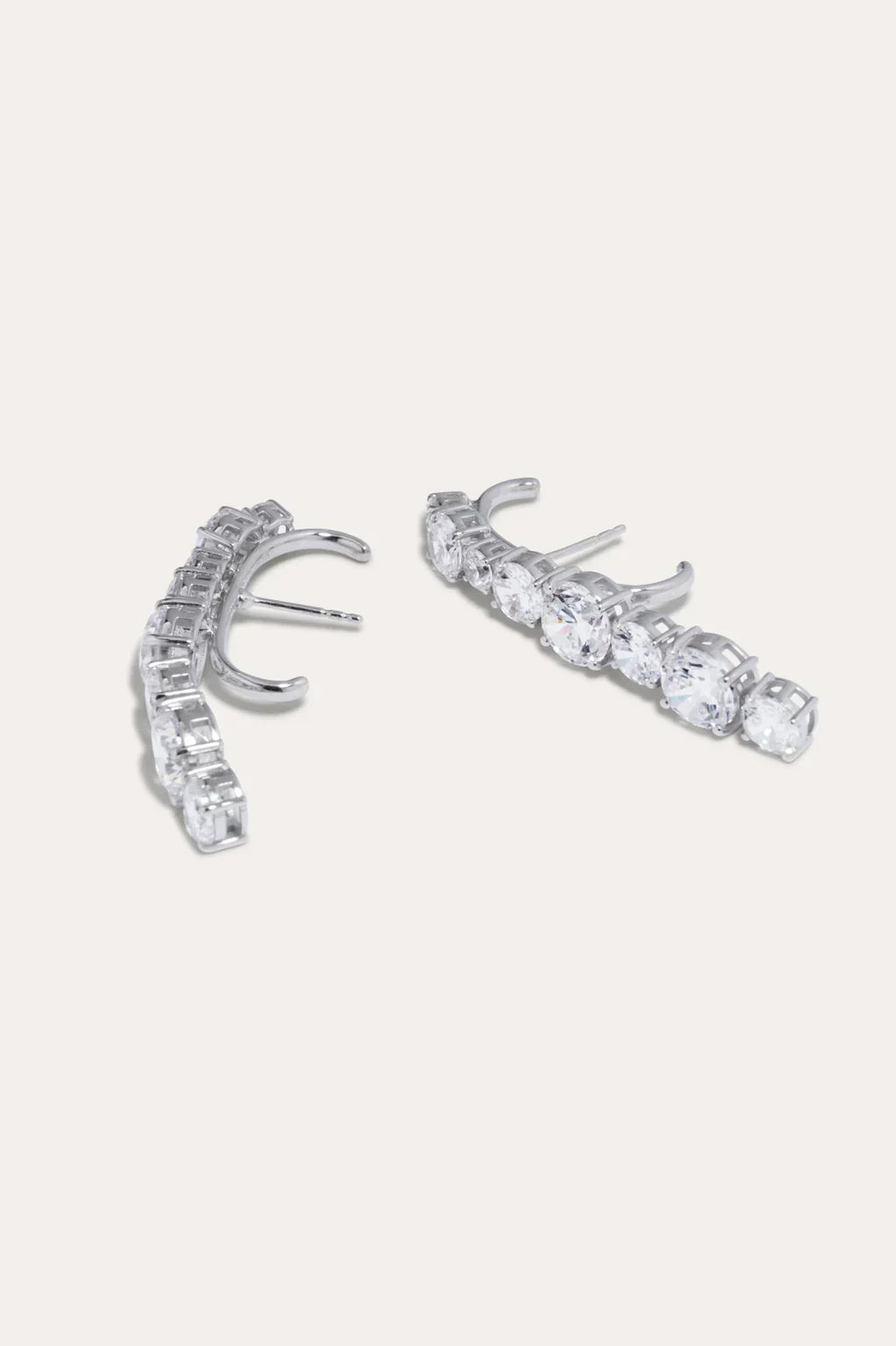 Completed Works Zirconia Ear Climbers