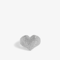 Zadig & Voltaire Heartbreaker Full Strass Ring - Shiny Silver