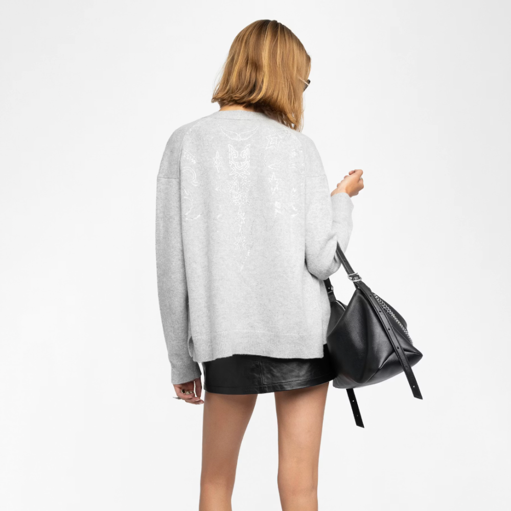 Zadig & Voltaire Mirkaz Cardigan - Gris Chine