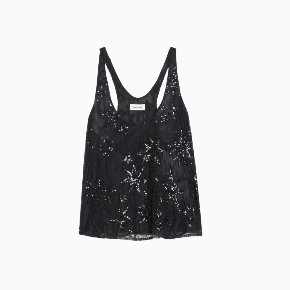 Zadig & Voltaire Tarysa Lace Cami - Black